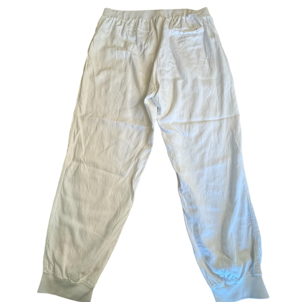 FAHERTY Women’s Arlie Jogger White Size XXL Tencel Linen Cotton - Picture 6 of 16